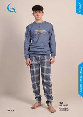 JUNGEN-PYJAMAS M/L 4030 Tellini S.R.L. Großhandelskleidung